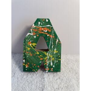 Leoma Lovegrove Painted And Autographed Letter “A” Book. Fl Artist One Of A Kind